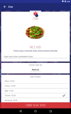 Pizza4U android App screenshot 2